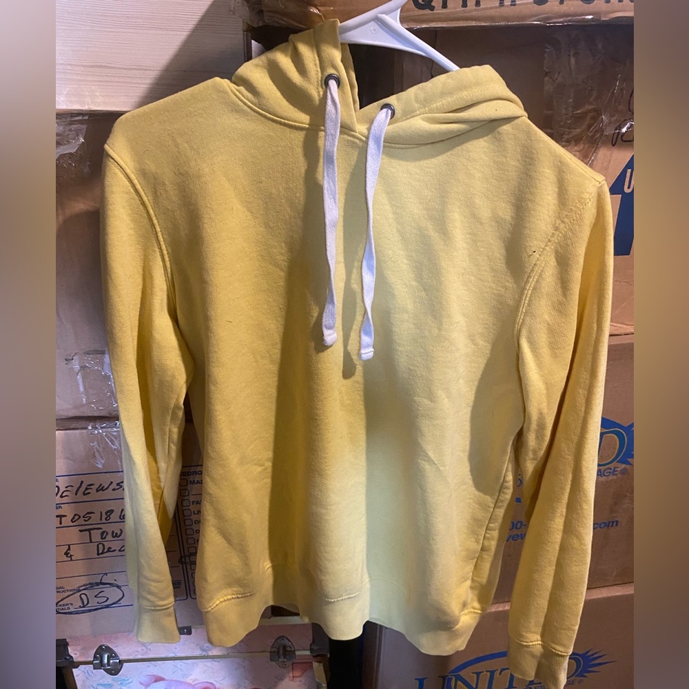 Yellow hoodie
